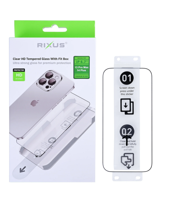 iPhone 13 Pro Max / 14 Plus Clear HD panssarilasi