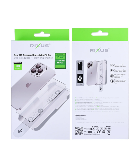 iPhone 13 Pro Max / 14 Plus Clear HD panssarilasi