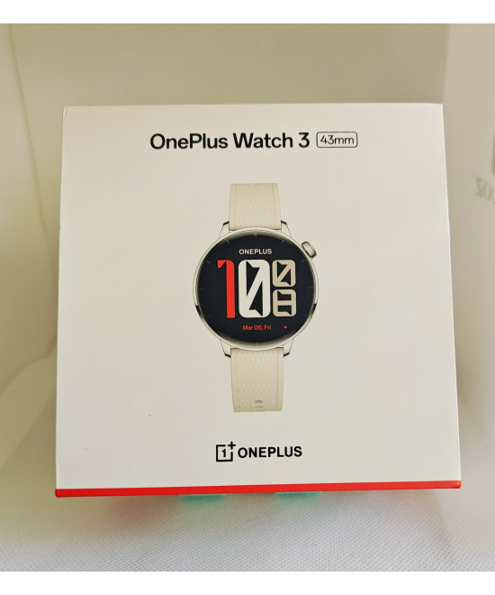 OnePlus Watch 3 – Silver Steel (43 mm)