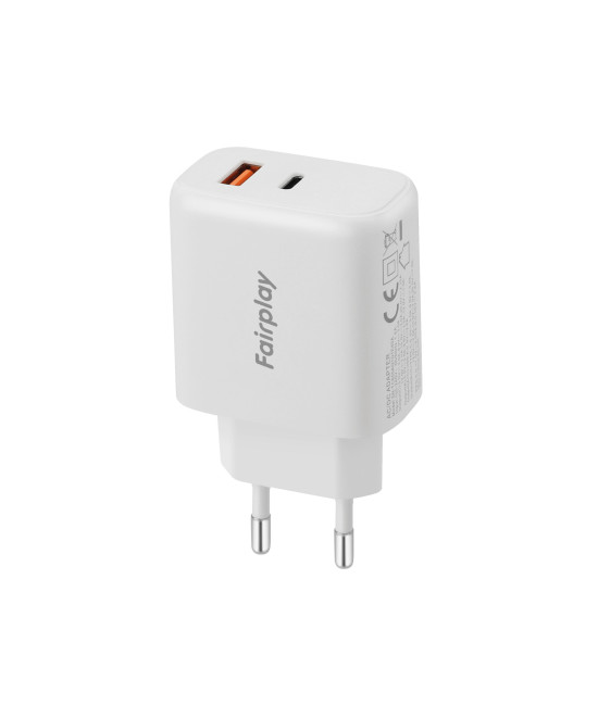 45W USB-A + USB-C -pikalaturi (Fairplay)