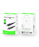USB-C–USB-C -kaapeli 60 W LED-näytöllä (Rixus)