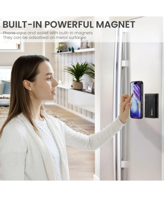 iPhone 18 Pro / 17 Pro suojakuori irrotettavalla lompakolla