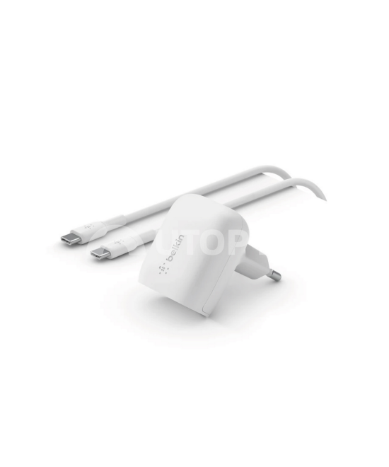 Belkin 20W USB-C Laturi + USB-C – USB-C Kaapeli