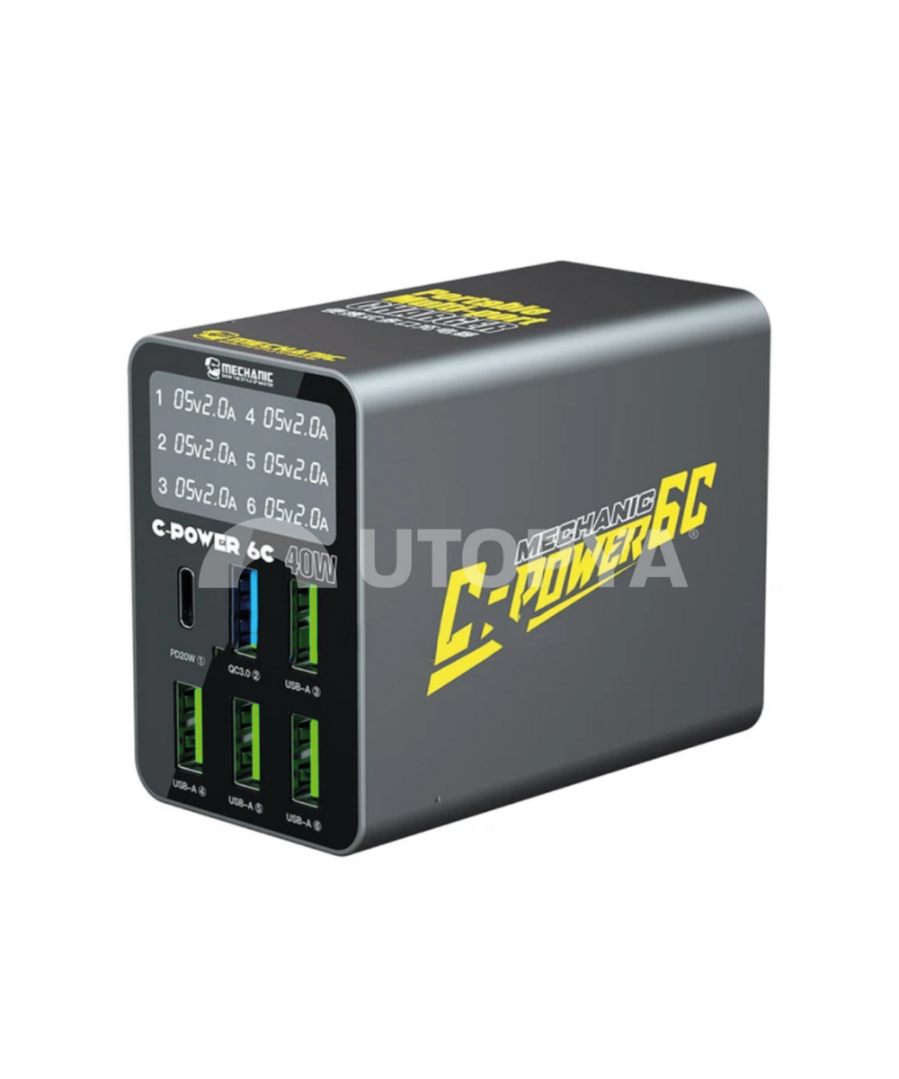 Mechanic C-POWER 6C Moniporttinen Laturi